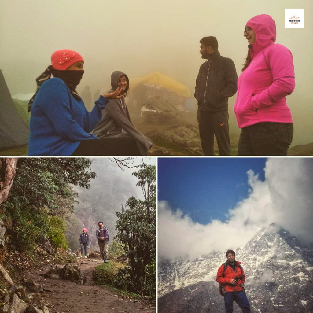 The incredible trip mates from my wonderful Triund trek!