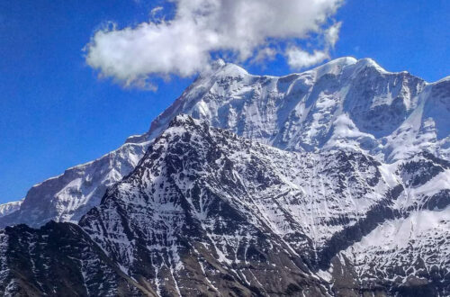Mount Trishul seen from the Roopkund Trek!
