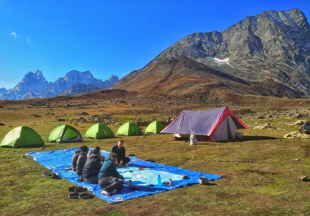 From Stillness to Summits: Vishansar to Gadsar on the Kashmir Great Lakes Trek - Eagerly waiting for my breakfast at the Vishansar Lake camp!