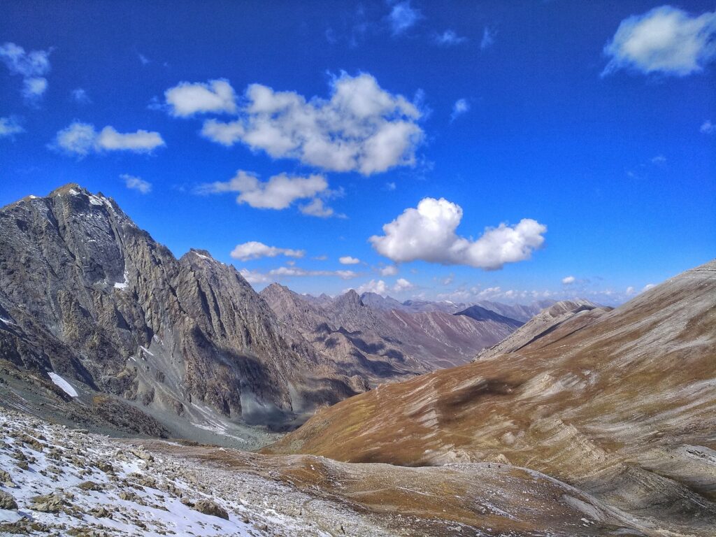 From Stillness to Summits: Vishansar to Gadsar on the Kashmir Great Lakes Trek - The view of the other side from top of the Gadsar pass (13000ft)!