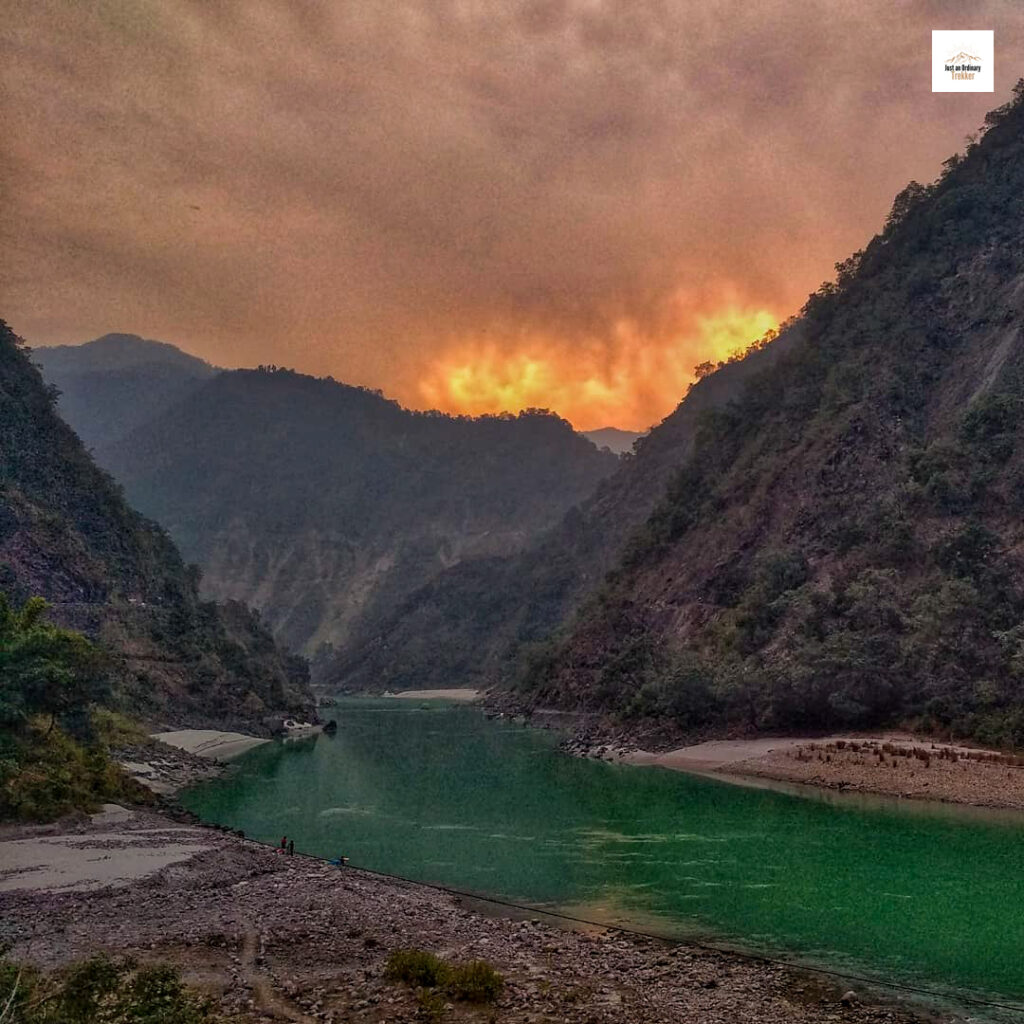 Kaudiyala showing off its sheer beauty on our way back!