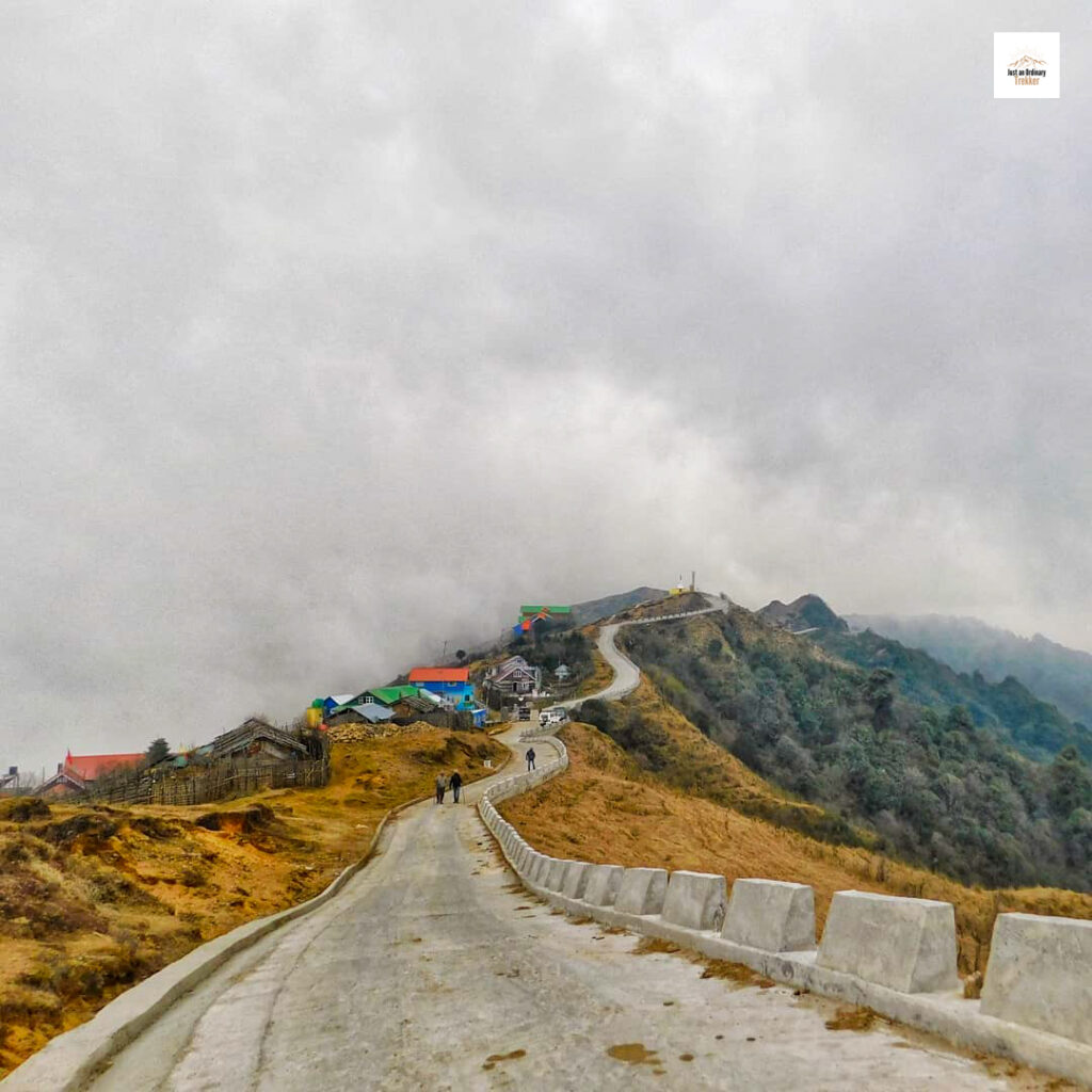 Tumling seen from Tonglu during Sandakphu Trek