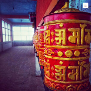 Chitre Monastry from Inside during Sandakphu Trek