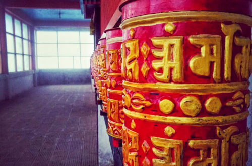 Chitre Monastry from Inside during Sandakphu Trek