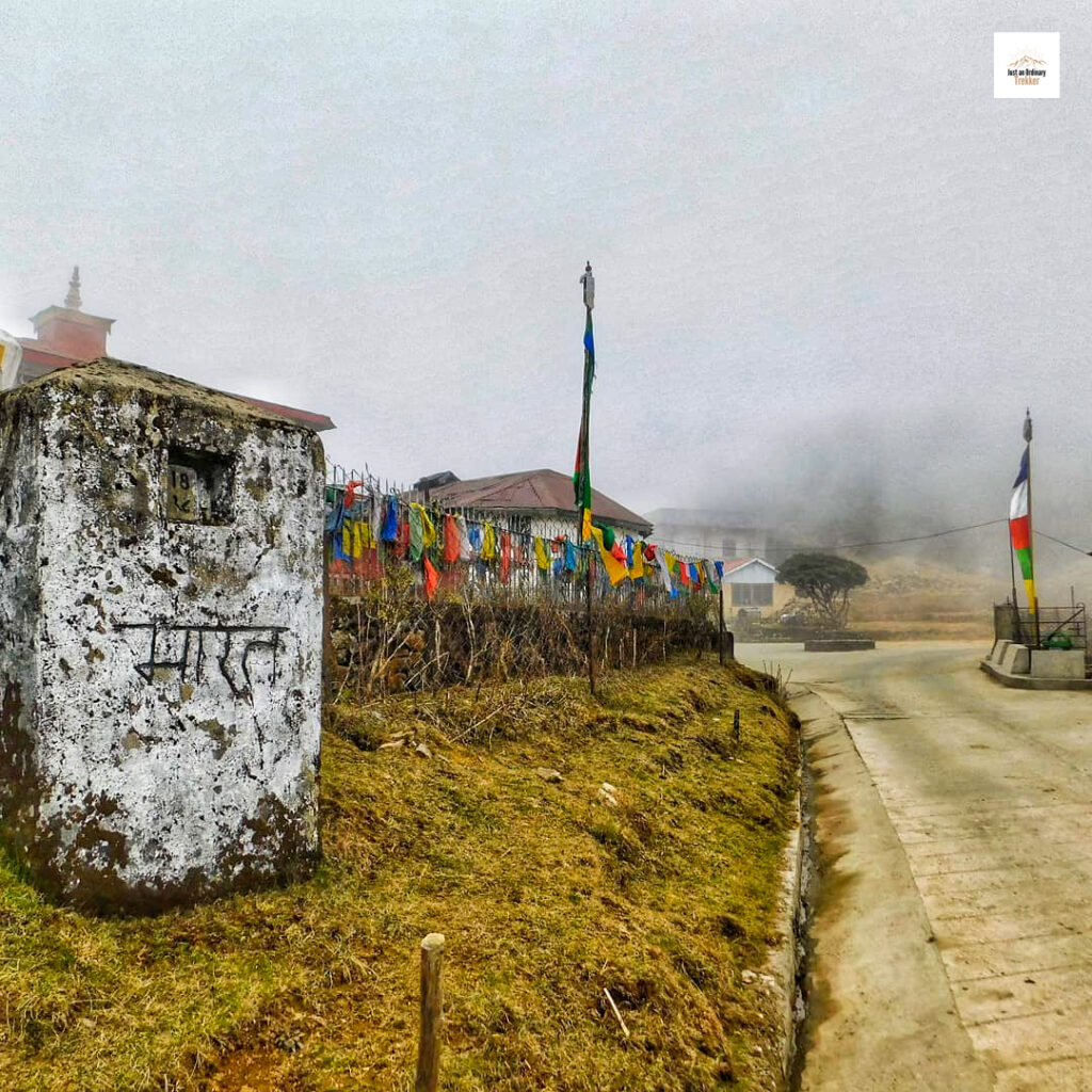 As we walked along the route to Sandakphu, we would often see this symbols reminding us that we are walking around a international border (one of few borders in this world without any restrictions) and how lucky we are to witness that.